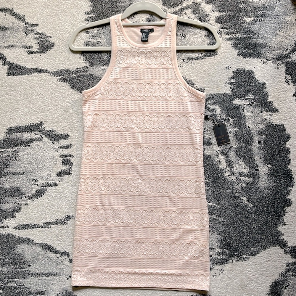 Forever 21 Dusty Rose Lace Bodycon Dress